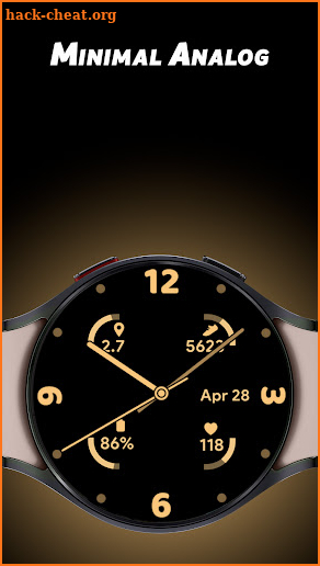 Minimal Analog - Watch face screenshot