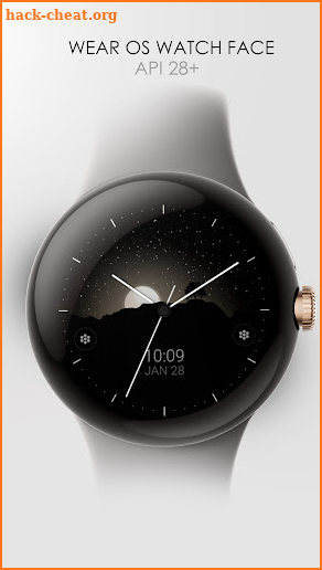 Minimal Black v25 watch face screenshot