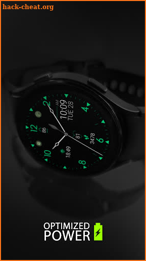 Minimal Black v26 watch face screenshot