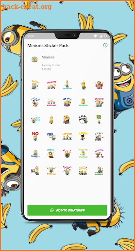 Minioji - Minions Stickers for WhatsApp screenshot