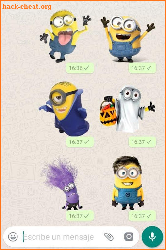 Minion stickers for WhatsApp screenshot