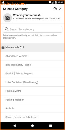 Minneapolis 311 screenshot