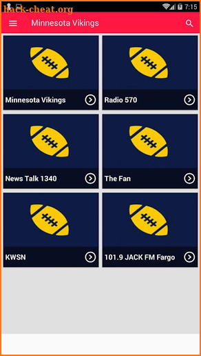 Minnesota Vikings Radio App screenshot