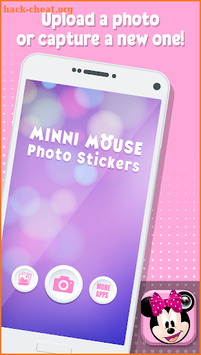 Minni Mouse Photo Stickers screenshot