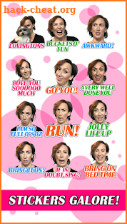 Miranda Hart Stickers screenshot