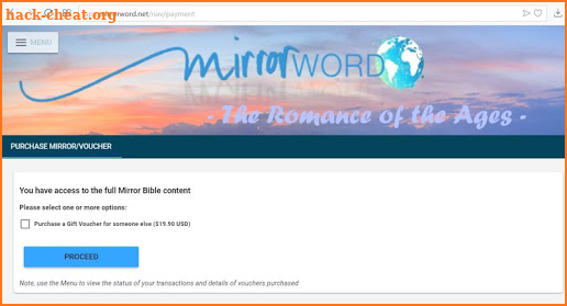 Mirror Bible screenshot