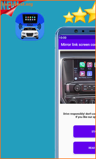 Mirror link screen connector screenshot