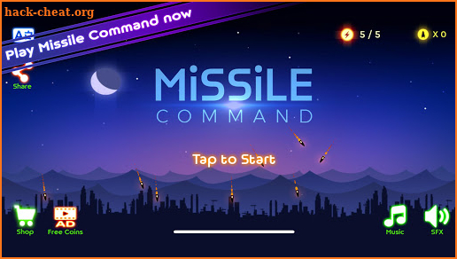 Missile Command screenshot