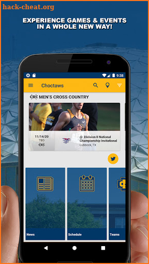 Mississippi College Athletics screenshot