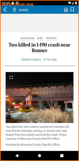 Missoulian screenshot