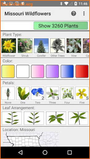 Missouri Wildflowers screenshot