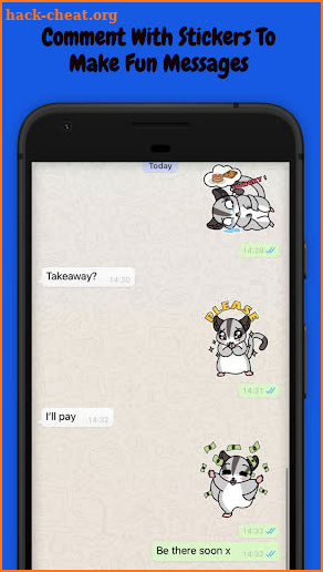 Mitzi Sugar Glider Stickers screenshot