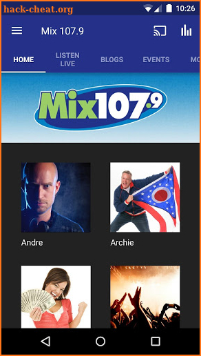 Mix 107.9 screenshot