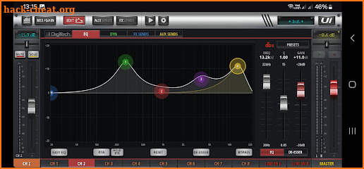Mixer for Soundcraft UI app screenshot