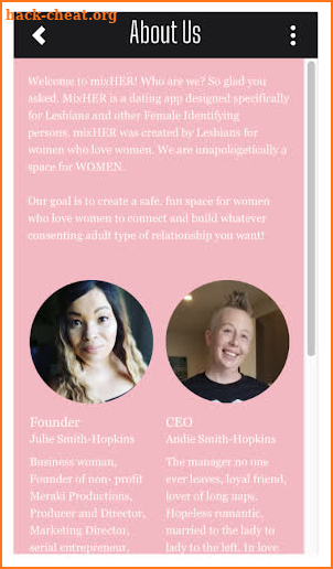 mixHER- Lesbian Dating App screenshot