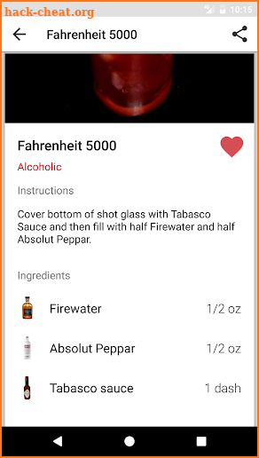 Mixology screenshot