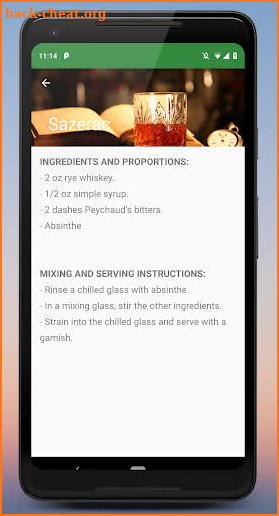 Mixxy — Mixed Drink Recipes. screenshot