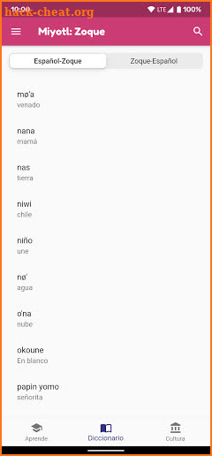 Miyotl: Aprende una lengua mexicana screenshot