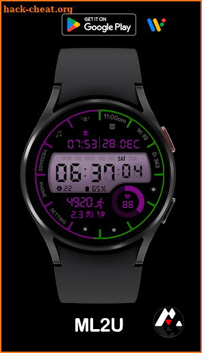 ML2U 162 Watch Face screenshot