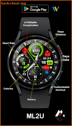 ML2U 172 Watch Face screenshot