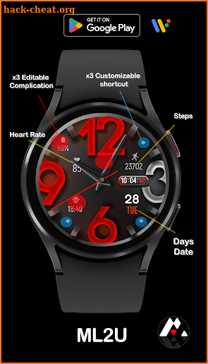 ML2U 183 Watch Face screenshot