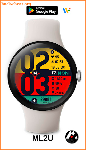 ML2U 192 Watch Face screenshot