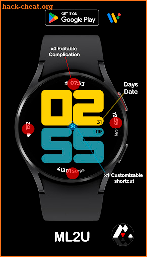 ML2U 405 Watch Face screenshot