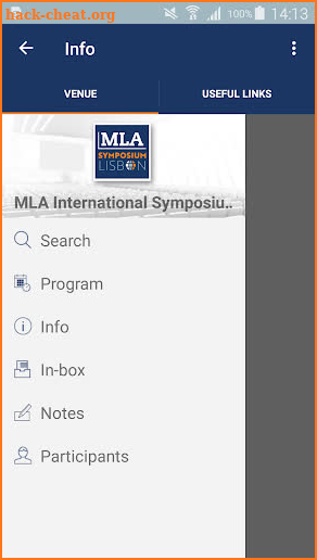 MLA International Symposium screenshot