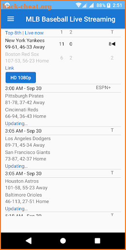 MLB Baseball 2018 Live Streaming screenshot