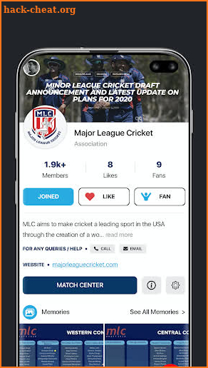 MLC - Major League Cricket screenshot