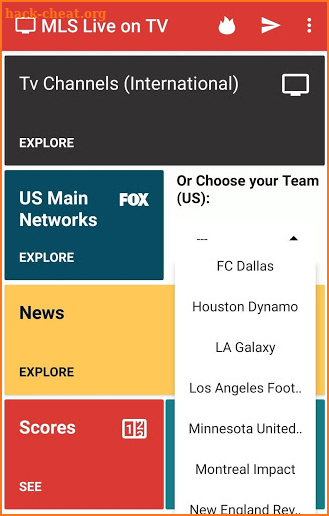 MLS Games Live on TV - free screenshot