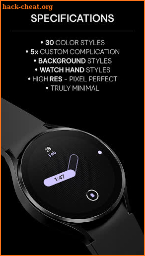 MNML Analog: Watch face screenshot