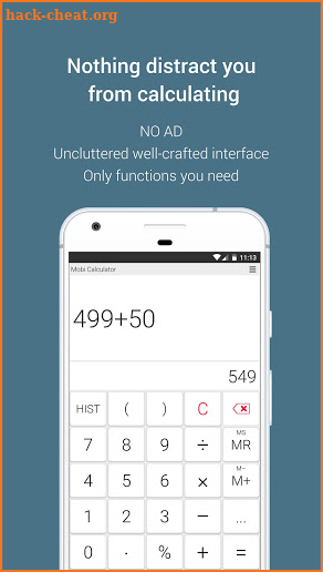 Mobi Calculator PRO screenshot
