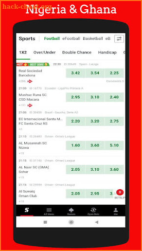 Mobile App for Sportybet screenshot