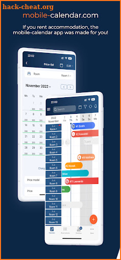 mobile-calendar screenshot