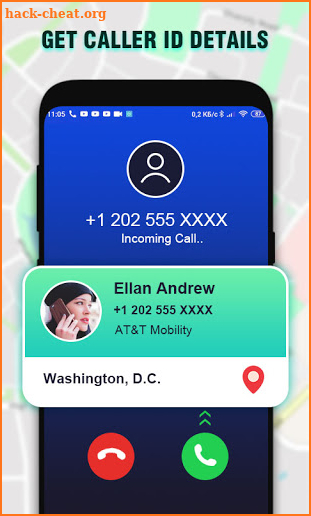 Mobile Call Number Location screenshot