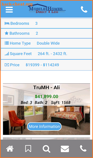 Mobile Homes Direct 4 Less screenshot