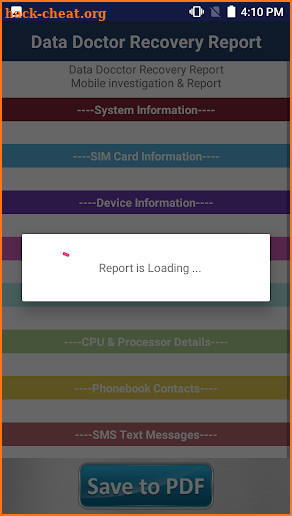 Mobile Investigation Forensics Report Maker PRO screenshot