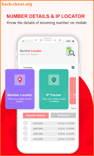 Mobile number location : Call number locator screenshot