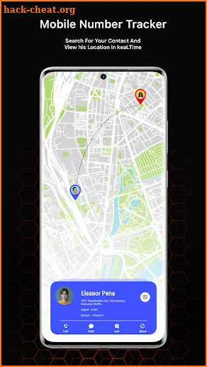 Mobile Number Location Tracker screenshot