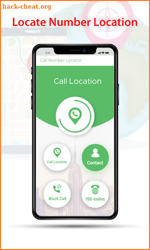 Mobile number locator, caller location screenshot