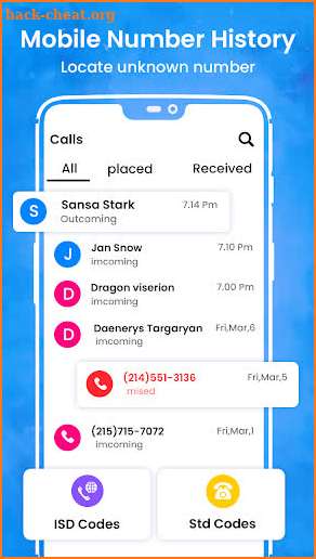 Mobile Number Locator ID screenshot