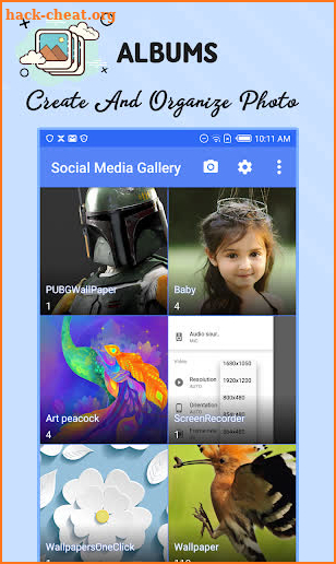 Mobile Phone Gallery for Videos, images & Data screenshot