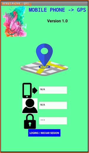 MOBILE PHONE to GPS Tracker screenshot