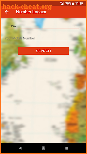 Mobile Real Number Locator screenshot