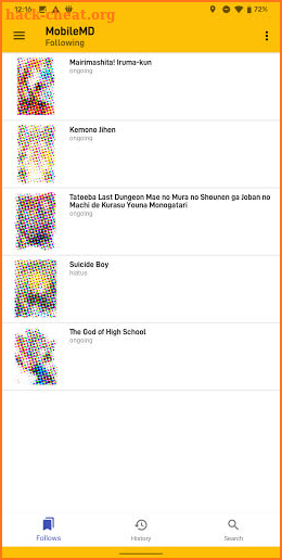 MobileMD - Mangadex client screenshot