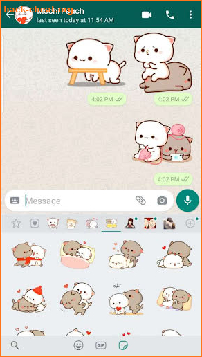 Mochi Cat Stickers - WASticker screenshot