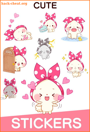 Mochizukin-chan Stickers Free screenshot