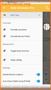 Mock GPS - Walk Simulator Pro screenshot