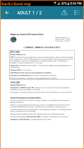 MOCO EMS Mobile Field Manual screenshot